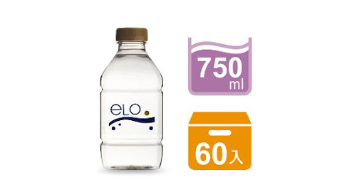 ELO 氧生水 5箱 (60 X 750 ml) ELO Water